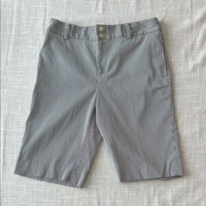 Ralph Lauren Gray Striped Women Shorts